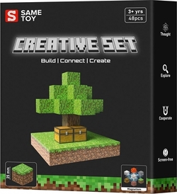 Same Toy конструктор магнитный Creative Set Skyblock 48 ел MCRAFT-1812-SM