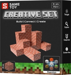 Same Toy конструктор магнітний Creative Set Brick 20 ел MCRAFT-4520-SM