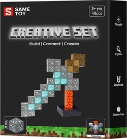 Same Toy конструктор магнитный Creative Set Sword 48 ел MCRAFT-1197-SM