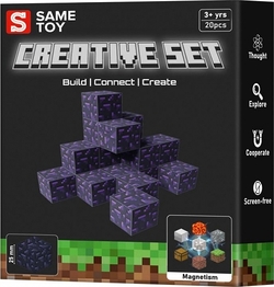 Same Toy конструктор магнітний Creative Set Obsidian 20 ел MCRAFT-4931-SM