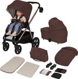 Lionelo універсальна коляска 2в1 Carmine 2IN1 BROWN CHOCOLATE LO-CARMINE 2IN1 BROWN CHOCOLATE