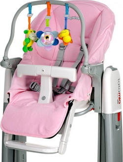 Peg-Perego набор аксессуаров для стульчика-качалки Tatamia Розовый IKAC0009--IN29