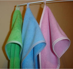 Руно полотенце для купания фланель Зеленый 105.Ф