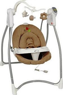 Graco кресло-качалка LOVIN'HUG (с подключением к электросети)  Кофейный с белым 1L98APEE