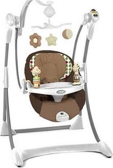 Graco крісло-гойдалка SILHOUETTE Бежевый с яблочком G1C99APEE