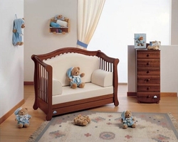 Golden Baby ліжечко дитяче MAURA, мед Golden Baby кроватка детская MAURA, мед 720MAU105