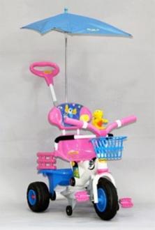 Geoby велосипед трёхколёсный SR85S Розовый с голубым 5412iti