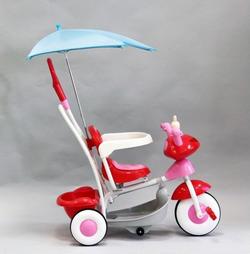 Geoby велосипед трёхколёсный SR86S Розовый с красным 5413iti
