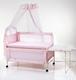 Geoby кроватка детская TLY-900R Розовый с белым 1924iti