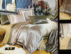 La Scala евро постельное белье шелковый жаккард с шелковой вышивкой  074 3DE-074