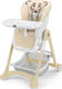 Cam стульчик для кормления Campione Белый с бежевым S2300/С201/C37