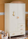 Micuna шкаф NATURA Слоновой кости с кофейным A-1012 NATURA IVORY/CO