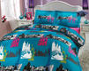 Hobby постільна білизна Sateen Deluxe (малюнок) дитяча City бирюзовый 07701_1,5bt