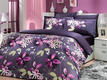 Hobby постельное белье Premium Sateen евро Premium Sateen Chichek Фиолетовый 6902bt