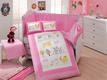 Hobby комплект в дитяче ліжечко Sateen Zoo розовый 54201_н.Sbt