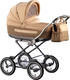 Roan универсальная коляска Marita Lux Chrome Светло-коричневый леопард 110905/L-CH-S-171