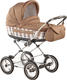 Roan универсальная коляска Marita Lux Chrome Светло-коричневый в клетку 110905/L-CH-S-141