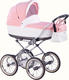 Roan универсальная коляска Marita Prestige Chrom 2013 Розовый с белым 110907-S-51