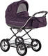 Roan универсальная коляска Marita Lux Chrome Фиолетовый в горох 110905/L-CH-S-110