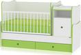 Bertoni кроватка Trend Plus Bertoni кроватка Trend Plus white/green 18229ber