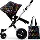 Bugaboo текстильний комплект Cameleon 3 ANDY WARHOL limited edition Andy Warhol Marilyn/Black 2301MAZW01