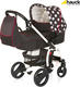 Hauck универсальная коляска Malibu XL All in One Set Dots black 14605-7