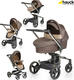 Hauck коляска 3 в 1 Twister Trioset sand 40203-0