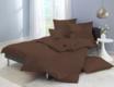Zambak постельное белье Ranforce Color евро Brown BROWNbt