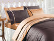 First Choice постільної білизни сатин 2-х колірний євро kahve kavunici m010734