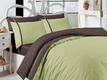 First Choice постільної білизни сатин 2-х колірний євро yesil kahve m010735