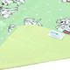 Екопупс пелюшка непромокаюча Premium Бязь з малюнком 50х70 зеленый ПЕЛ-5070цз