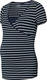 Noppies футболка для кормления Tee Lely YD темно-синяя XL 66222-C165-XL
