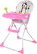 Bertoni стульчик для кормления Jolly pink penguin 18743ber