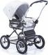 Roan універсальна коляска Marita Prestige Белый с узором 110906/S-154