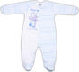 Garden baby комбінезон керрі "Funny day" блакитна смужка 74 полоска голубым 10171-07-74-смужка блакит