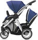 BabyStyle прогулянкова коляска Oyster Max Tandem Navy/Mirror MAX2CHMIR/O2SUCPNA/MAX2LFTANDEM/MAX2LFTCPNA