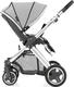 BabyStyle прогулочная коляска Oyster 2 Pure Silver/Mirror Black O2CHMIR/O2SUCPPS