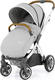 BabyStyle универсальная коляска Oyster 2 Pure Silver/Mirror Tan O2CHMITA/O2SUCPPS/MAXCCBL/O2CCCPPS