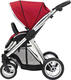 BabyStyle прогулочная коляска Oyster Max Tomato/Mirror MAX2CHMIR/O2SUCPTO