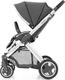 BabyStyle прогулочная коляска Oyster 2 Tungsten Grey/Mirror Black O2CHMIR/O2SUCPTG