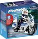 Playmobil конструктор серии "Полиция, спасатели" полицейский на мотоцикле 5185ep