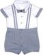 Garden baby пісочник з підтяжками "Екзотичний острів" 80 20083-03/40-80-біло/сірий