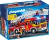Playmobil конструктор серии "Пожарная служба" пожарная машина с лестницей со светом и звуком 5362ep