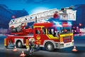 Playmobil конструктор серии "Пожарная служба" пожарная машина с лестницей со светом и звуком 5362ep