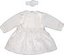 Garden baby для хрещення комплект для дівчинки, білий 56 29123-16-56-білий