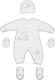Garden baby крестильный комплект "Музыкальный ангел", белый 68 29175-02-68-білий