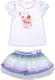 Garden baby комплект "Сладкая мечта" юбка и футболка 80 40154-16/41-80-білий/горох на синьому
