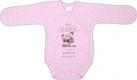 Garden baby боди распашонка "Игра в прятки", розовый 62 19255-02-62-рожевий меланж