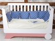 Indigowood  кровать «Nova kit» со съемной спинкой и колесами белый/розовый 34323-indigo