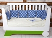 Indigowood  кровать «Nova kit» со съемной спинкой и колесами белый/зеленый 34327-indigo